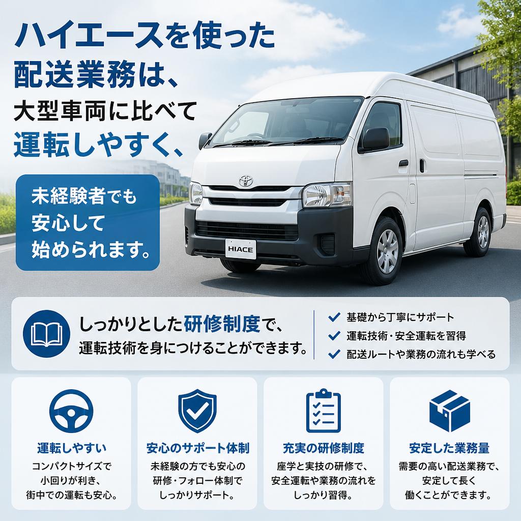 ハイエースでの安全運転