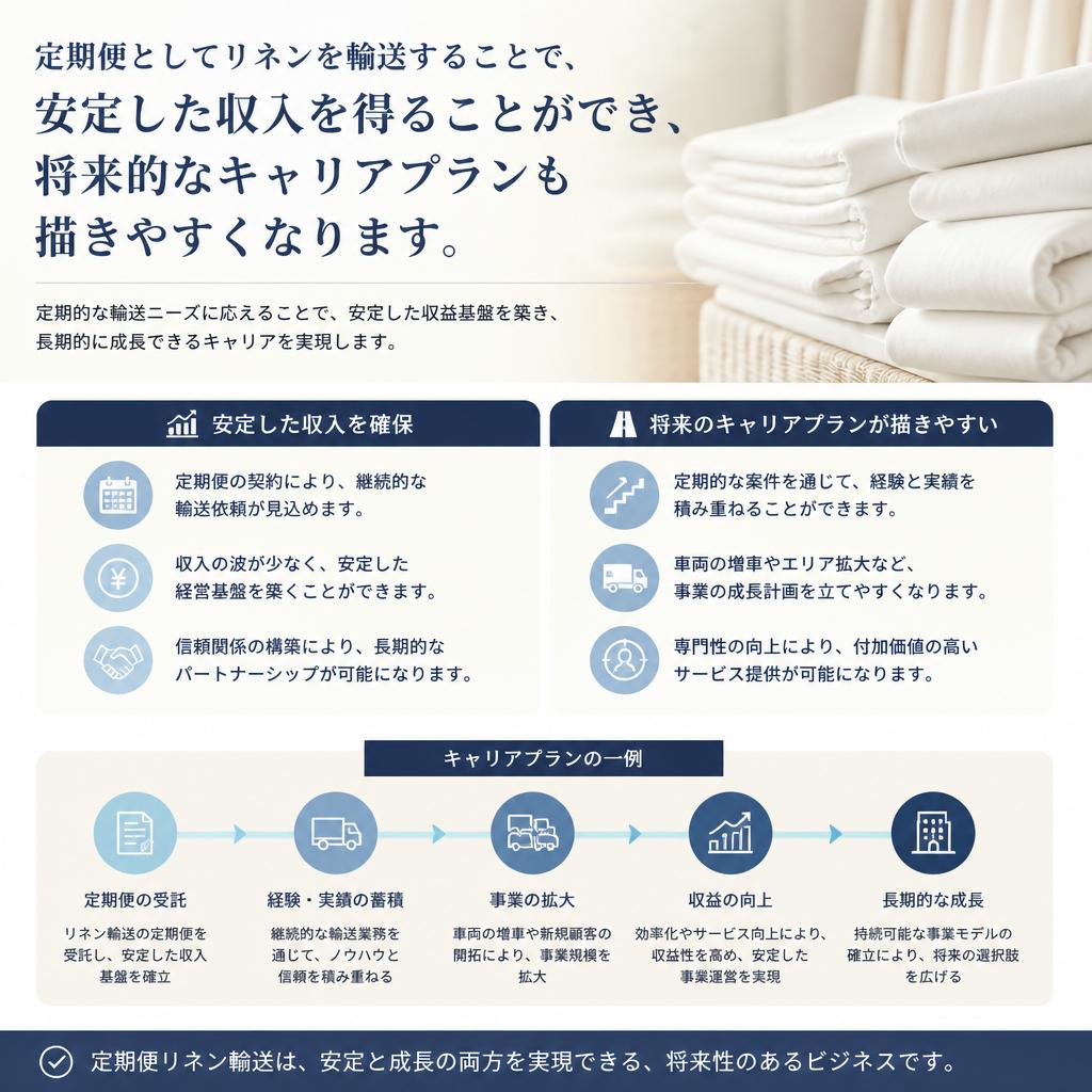 定期便サービスで安定した収入