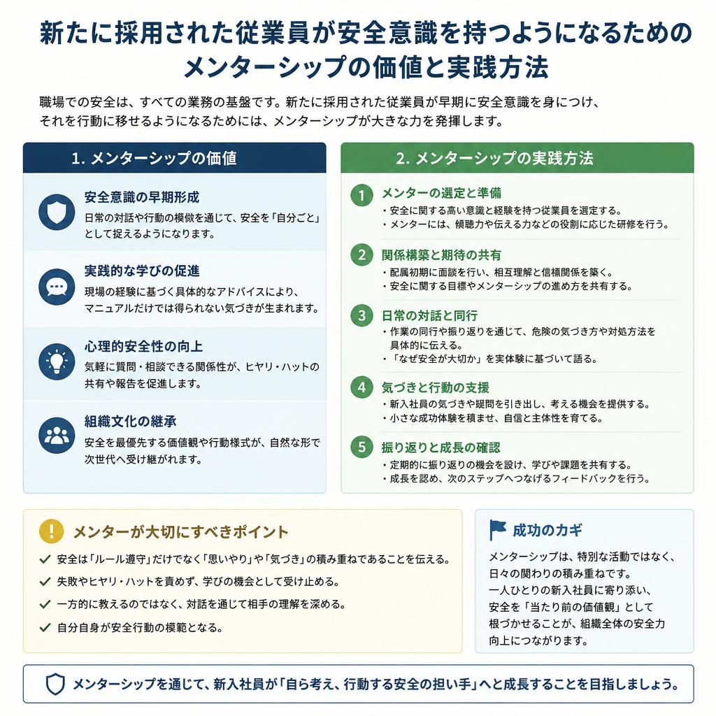 4. メンターシップ制度の導入