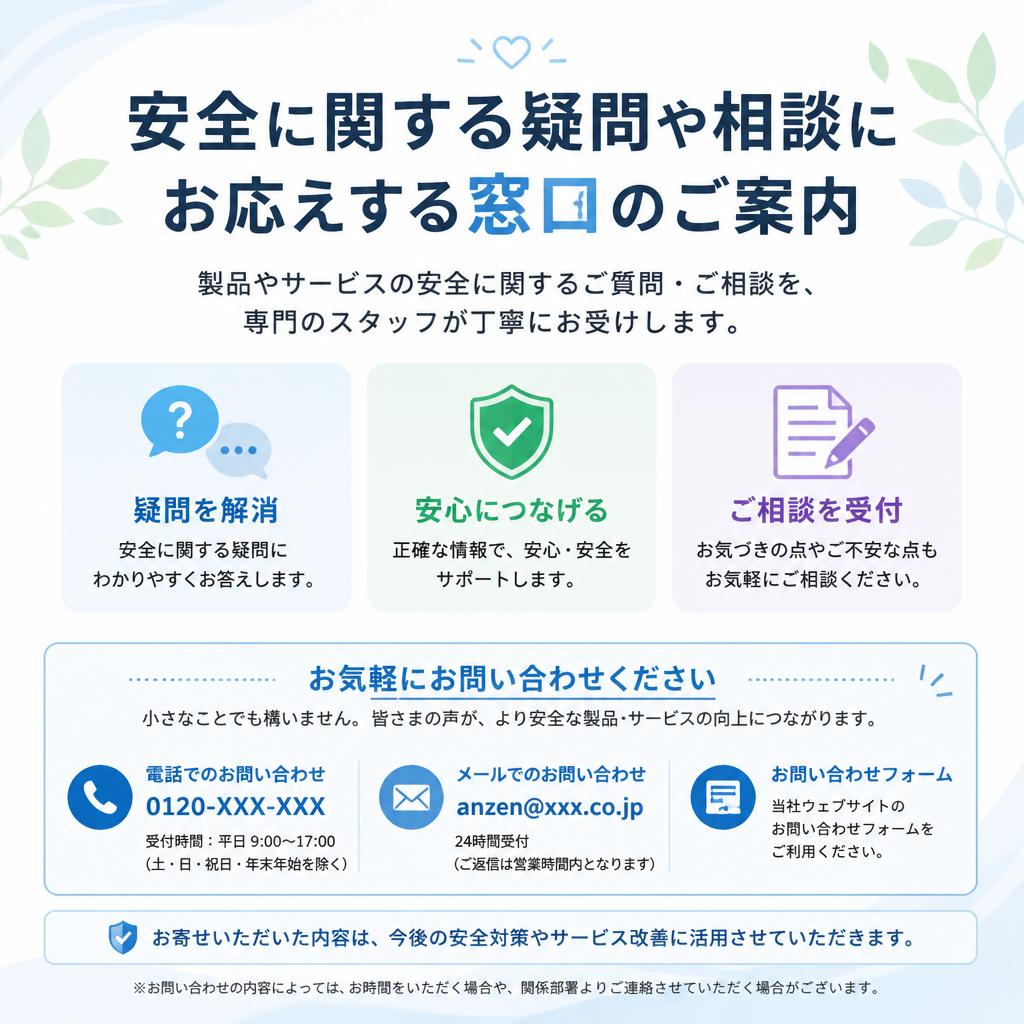 7. お問い合わせ・相談窓口のご案内