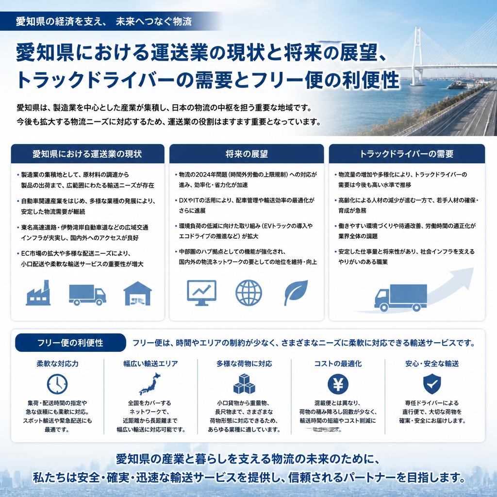 愛知県の運送業の現状