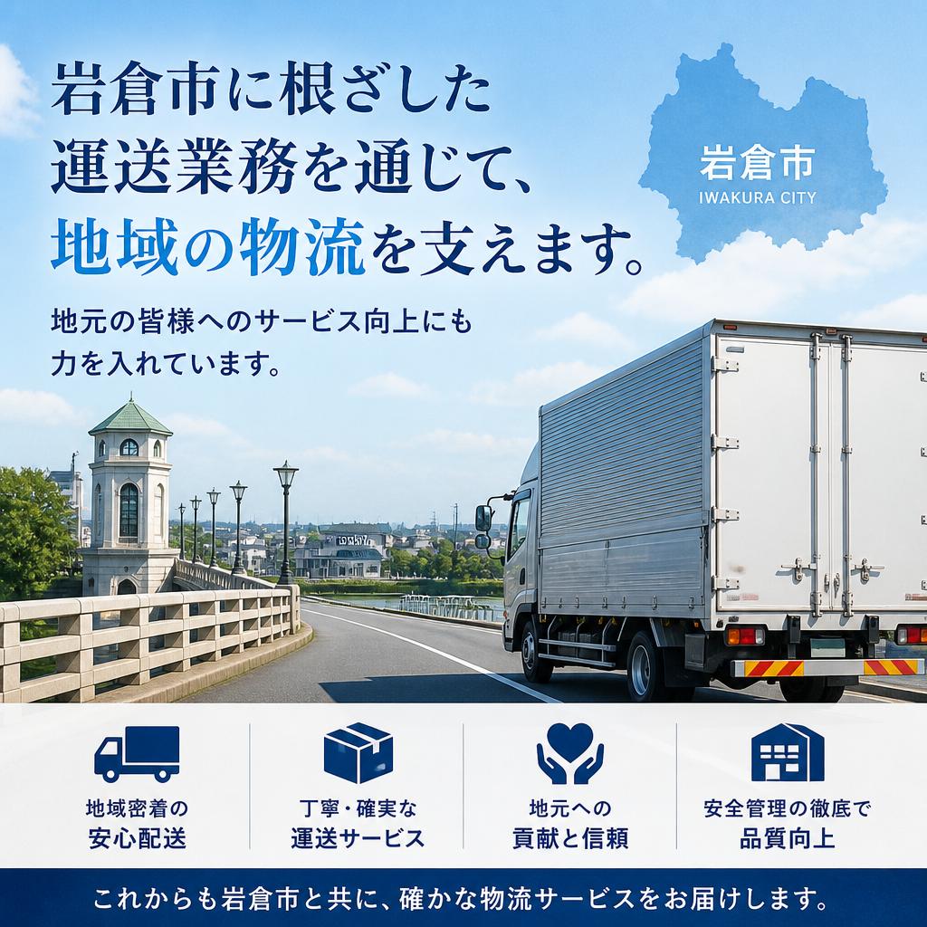 地域密着！岩倉市の物流を支える