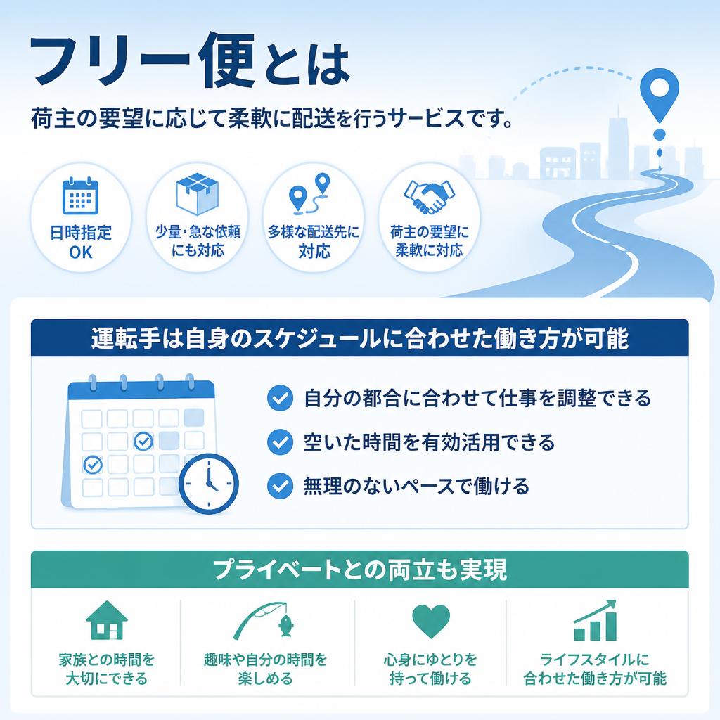 フリー便のメリット