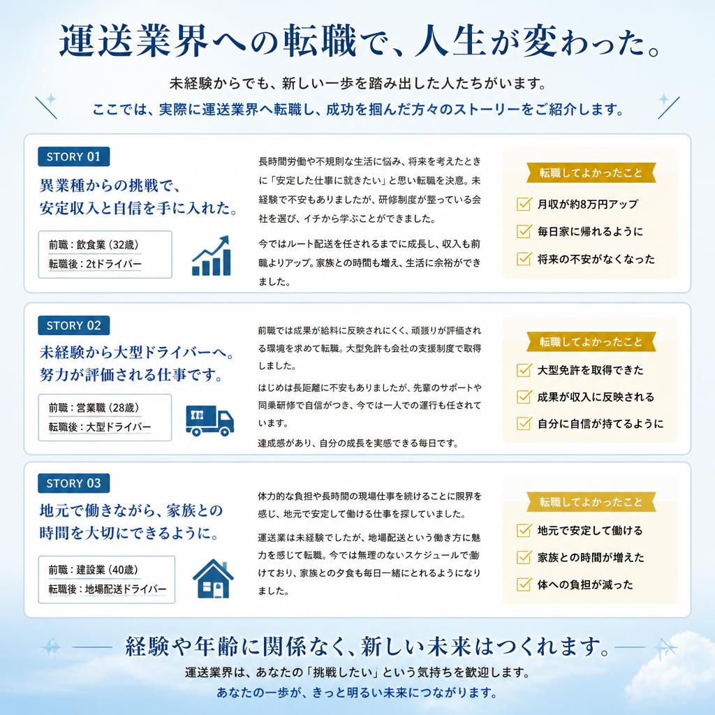 転職の成功事例