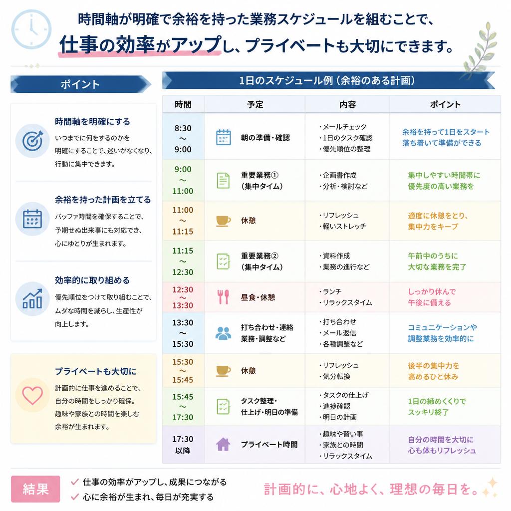 わかりやすい時間軸