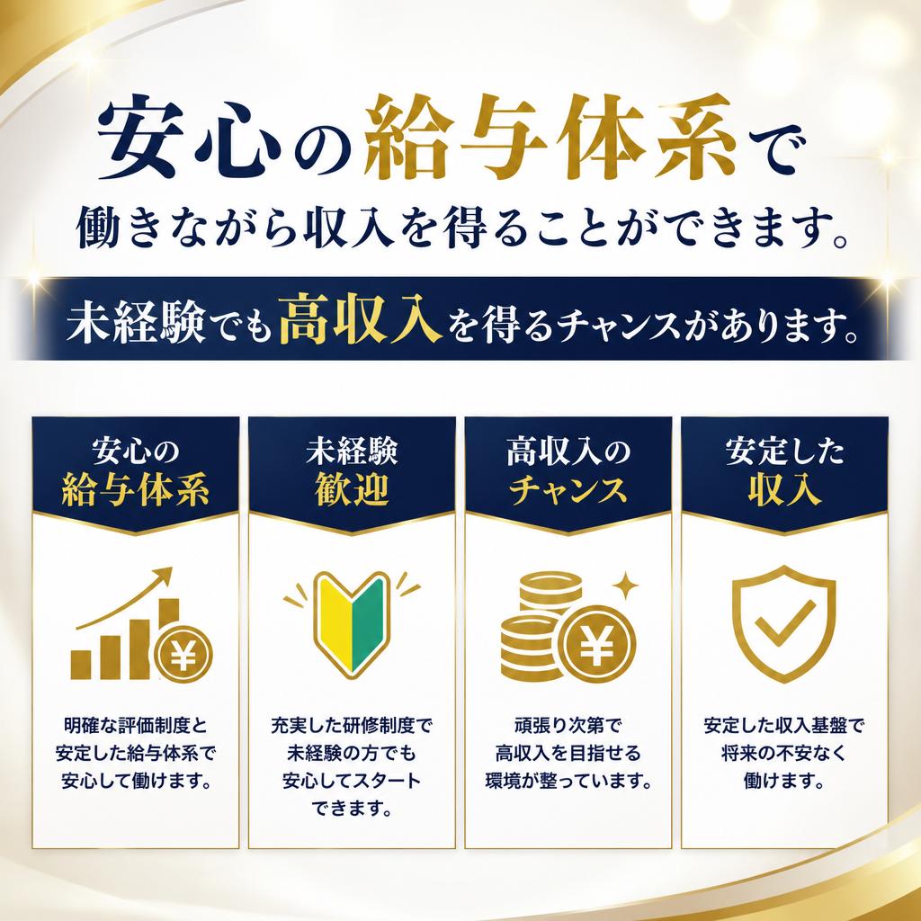 4. 稼げる給与体系