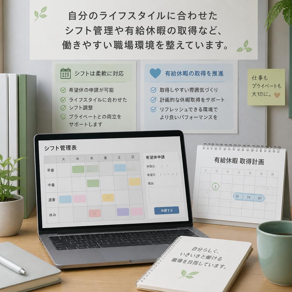 4. 働きやすさを追求