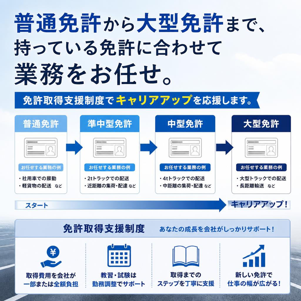 5. 様々な免許に対応