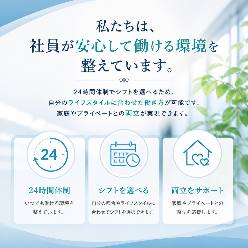 働きやすい環境の整備