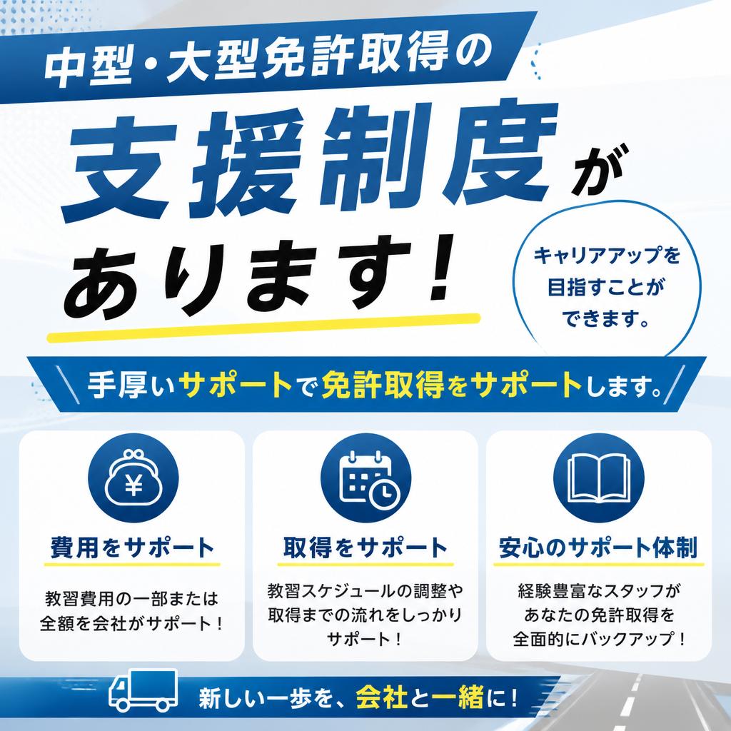 各種免許取得支援