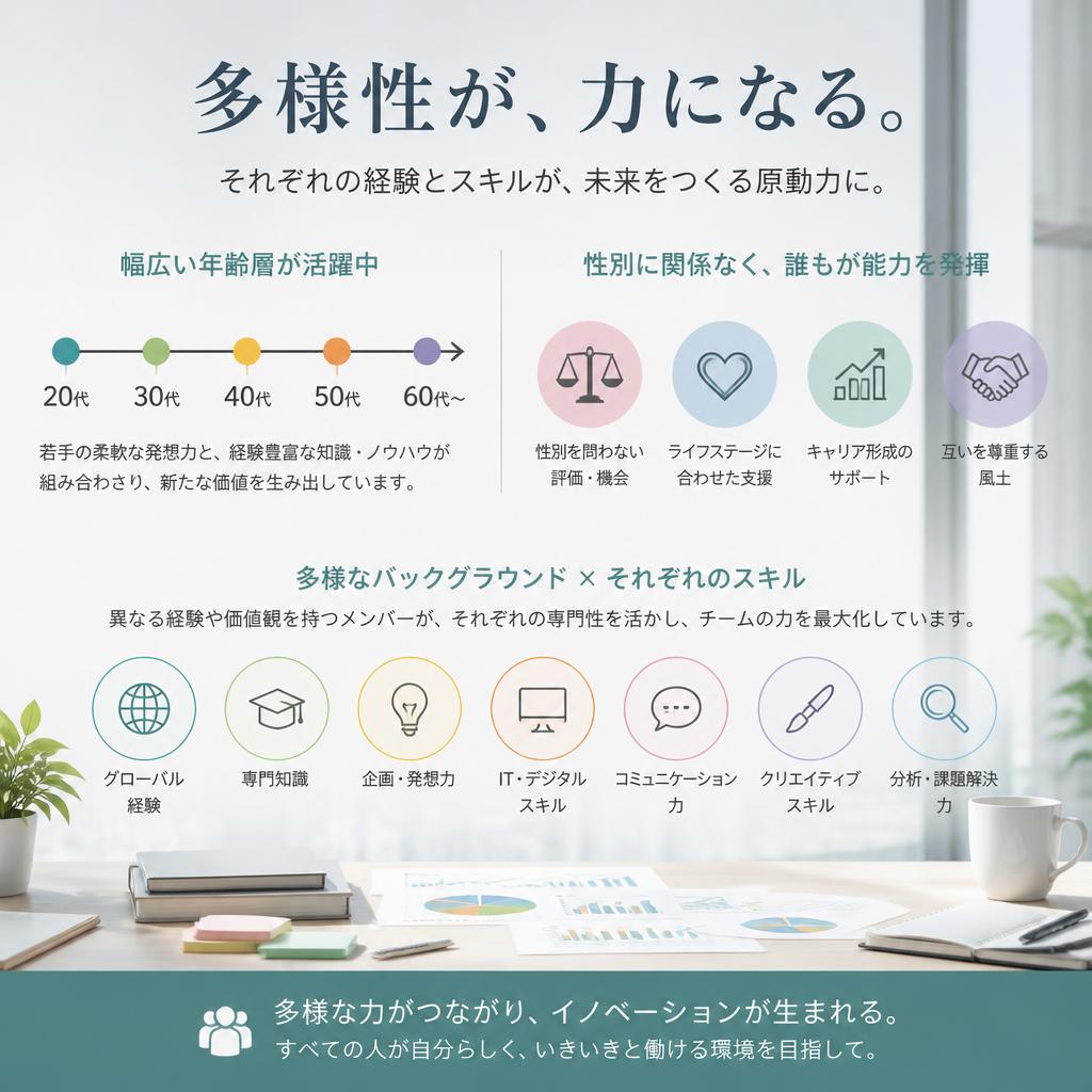 多様な人材が活躍中