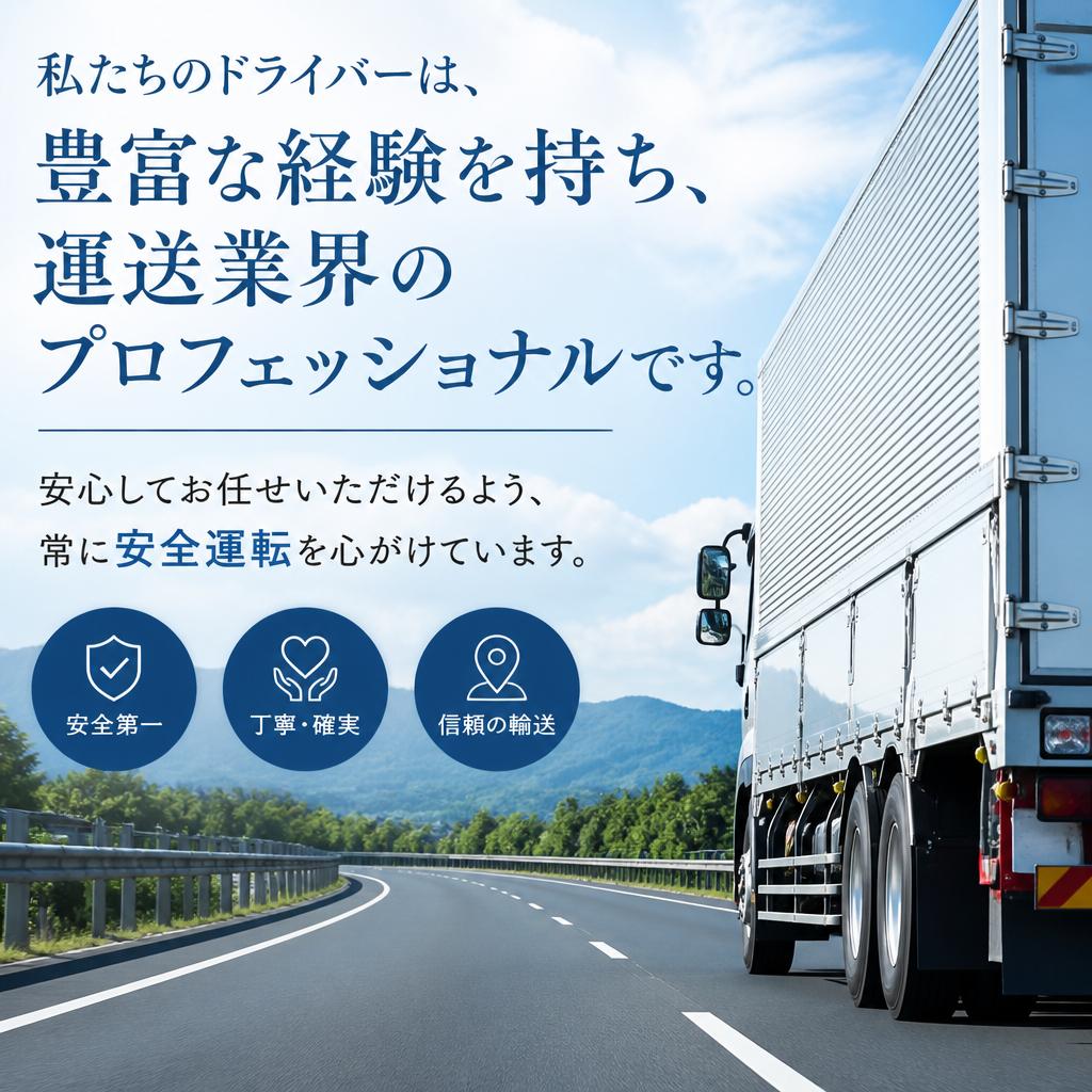 経験豊富なドライバー