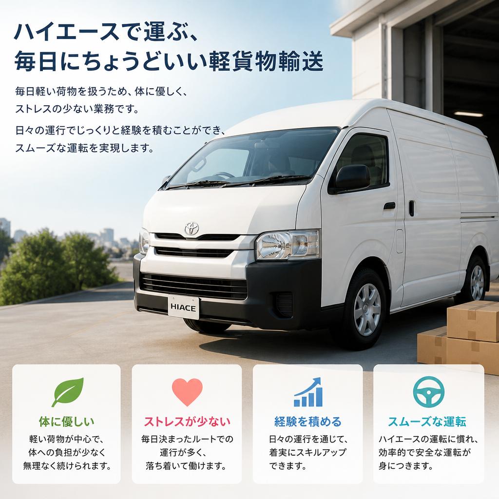 軽貨物輸送の魅力
