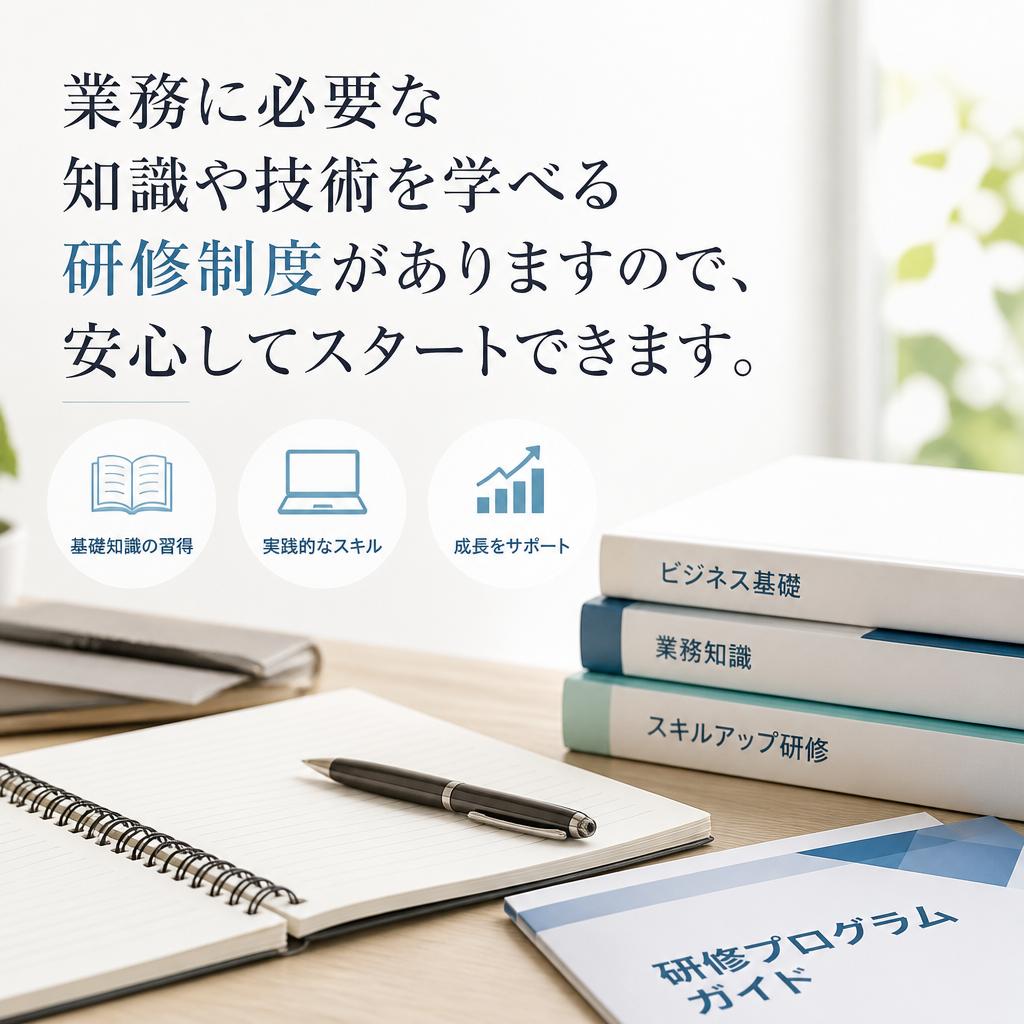 充実した研修制度